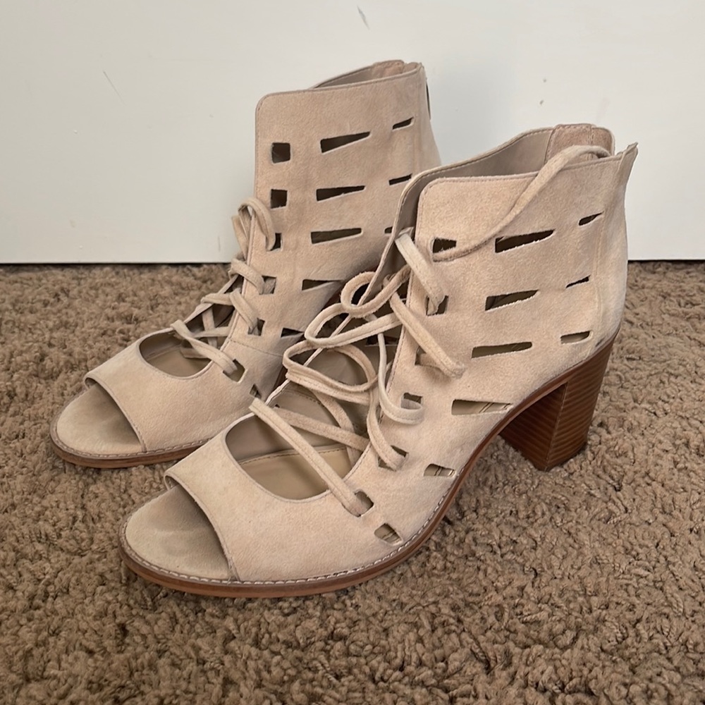 Lace up heels